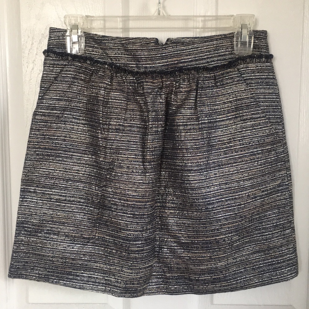4 for $20 GAP METALLIC FRINGE SKIRT